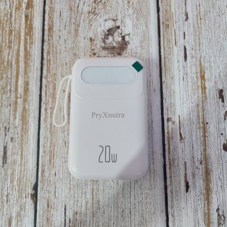 PryXnutra Portable power chargers Built-in cable for fast charging Wide Compatibility