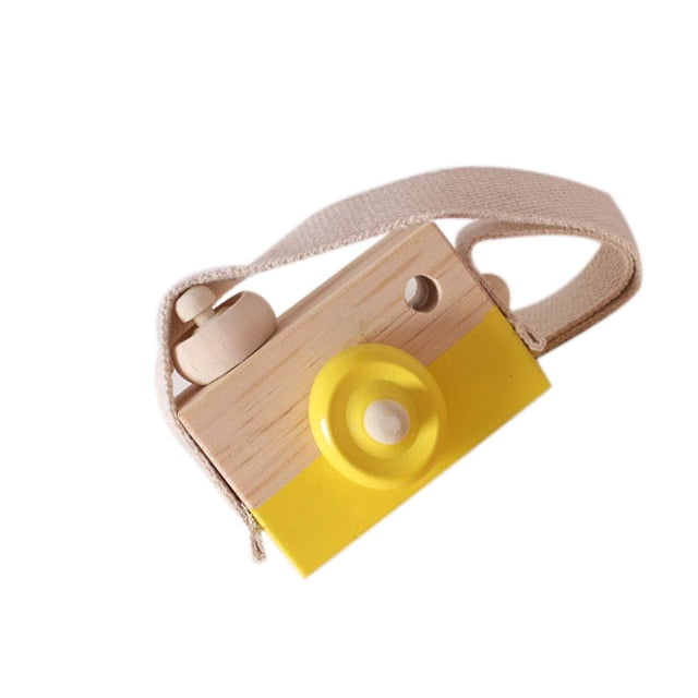 Cámara colgante de madera Juguetes Niños Regalo Habitación Decoración Niños Artículos de decoración Juguetes de madera Guardurnaity WJ3999-03