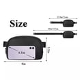 thumbnail image 6 of Fanny Packs for Women Belt Bag Waterproof Crossbody Sling Bag Waist Pack Sport, 6 of 9