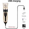 thumbnail image 4 of Dog Clippers, USB Rechargeable Cordless Dog Grooming Kit, Low Noise Electric Pets Hair Trimmers Shaver Shears with Comb Guides Scissors Nail Kits for Dogs, Cats and Rabbits, 4 of 9