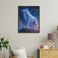 thumbnail image 4 of Paint by Numbers Kit for Adults, White Wolf Under Starry Sky Paint by Numbers, Easy Paint by Numbers Kit for Adults Beginner, DIY Adult Paint by Number Kits on Canvas, 12x16in Home Decor, 4 of 7