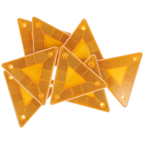 unbranded 8Ud Señal De Precaución Para Vehículos De Movimiento Lento Con Reflector Triangular