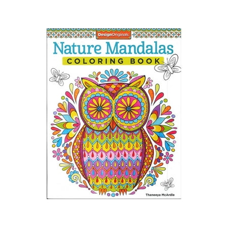 Design Originals Nature Mandalas Coloring Bk