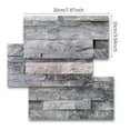 thumbnail image 3 of 3d Stone Wall Stickers Tile Wallpaper Self-adhesive Decal, 3 of 5