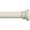 French White, variant on Urbanest Adjustable Single Curtain Rod Set Button Finials – 1 - Inch Diameter, With French White Rod, 28–48 Inches
