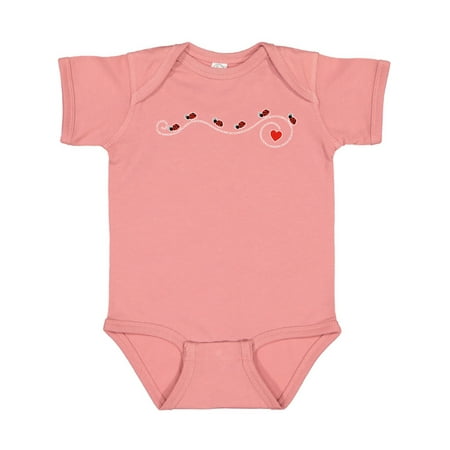 

Inktastic Ladybug Trail Gift Baby Girl Bodysuit