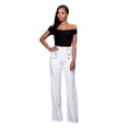 thumbnail image 1 of Women Flared Pants High Waisted Trousers Wide Leg Lounge Pants Slim Fit Loungewear, 1 of 3