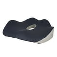 thumbnail image 1 of Ergonomic Memory Foam Orthopedic Seat Cushion for Back and Posture Support at Home Desk Chair, 1 of 2