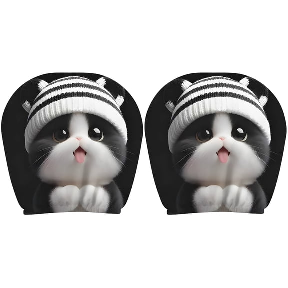 Cute and Quirky Car Hats, Car Protectors, Personalized Seat Pillows, Dust Covers for Cars, Funny Cartoon Headrest Covers for Cars, Wholesale Available