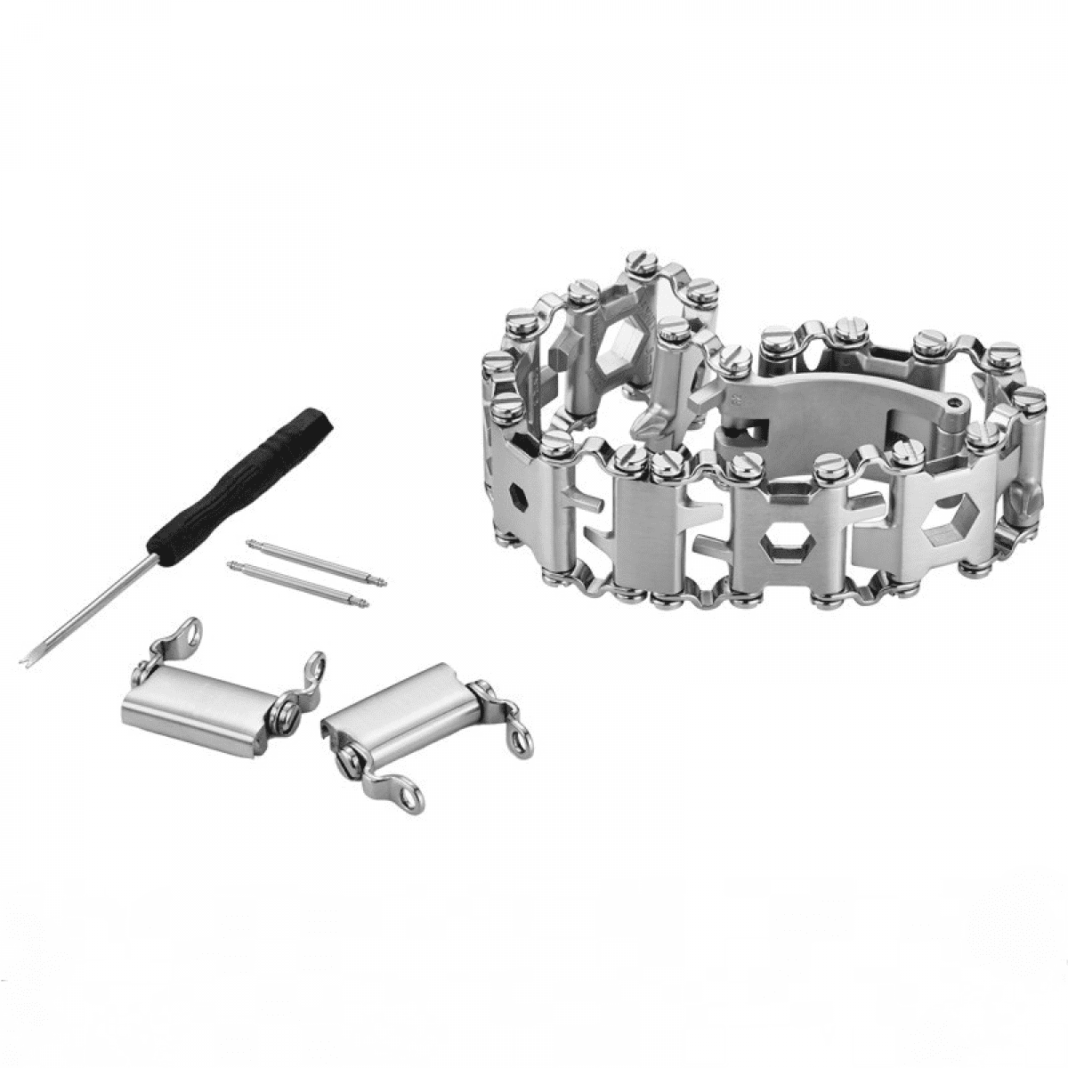 Rush Multitool Bracelet Stainless Steel, Multi Tool Bracelet for Men