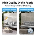 thumbnail image 5 of WINSOON 48 x 24 Inch Outdoor Loveseat Cushion Set-Dark Grey, 5 of 5