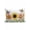 Yellow, variant on 1 Pack Outdoor Throw Pillow, Watercolor Floral Waterproof Pillow with Insert Included, Summer Sunflowers Butterfly Rustic Wood Gray Decorative Accent Cushion Sofa Pillows for Patio Porch, 16 x 16 In