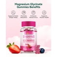 thumbnail image 6 of Inner Brightness Magnesium Glycinate Plus Gummies 860mg, Sugar-Free Non-GMO Gluten-Free, Supports Sleep Relaxation Focus for Adults Kids Women, Mixed Berry, 60 Count, 6 of 8