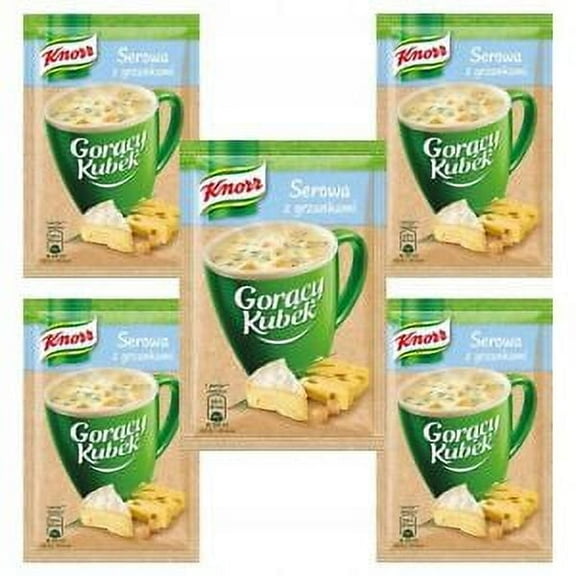 Knorr Goracy Kubek SOUP in a MUG: CHEESE soup -Made in Poland-5pc.