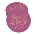 thumbnail image 1 of Inkdotpot Happy Holiday Bottle Tag Real Rose Gold Foil Favor Hang Tags 100 Pack, 1 of 7