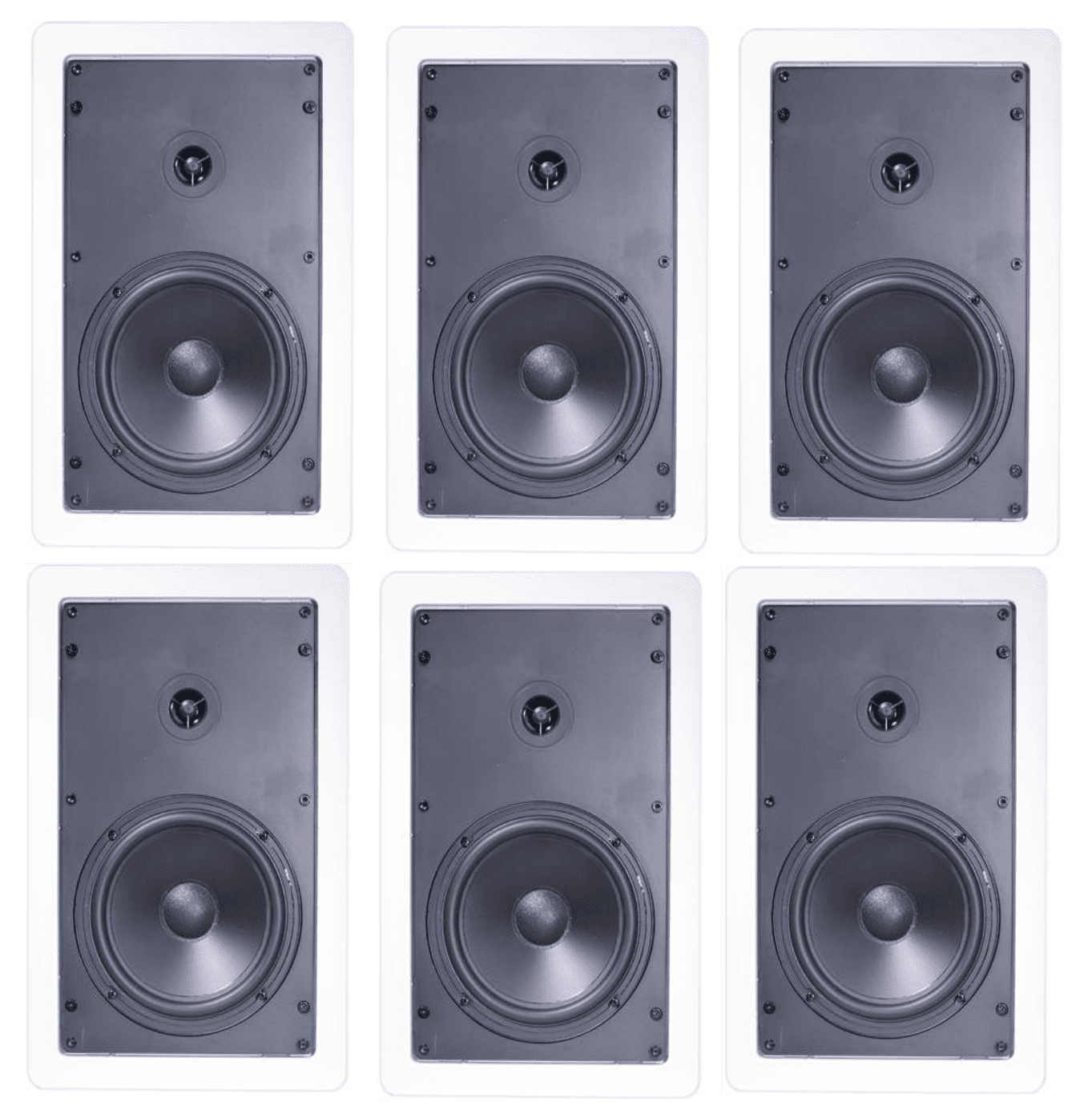 Klipsch 61/2" 2 Way Natural Surround Sound inwall Speaker System (Set