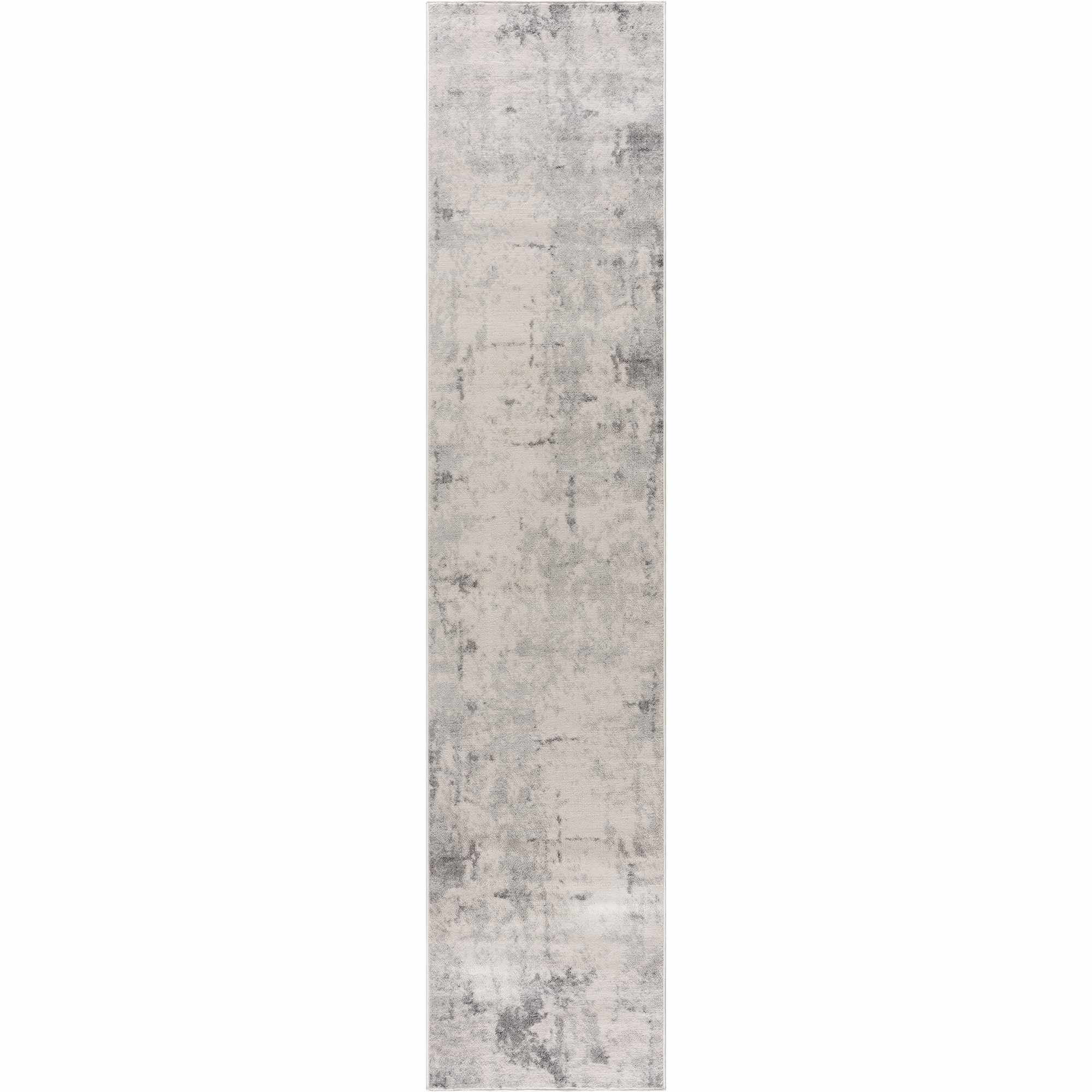 Hauteloom Tigris Collection ANI Transitional Modern Farmhouse Living Room Bedroom Area Rug - Contemporary Distressed - Boho Abstract - Ivory, Beige, Gray - 5'3" x 7'