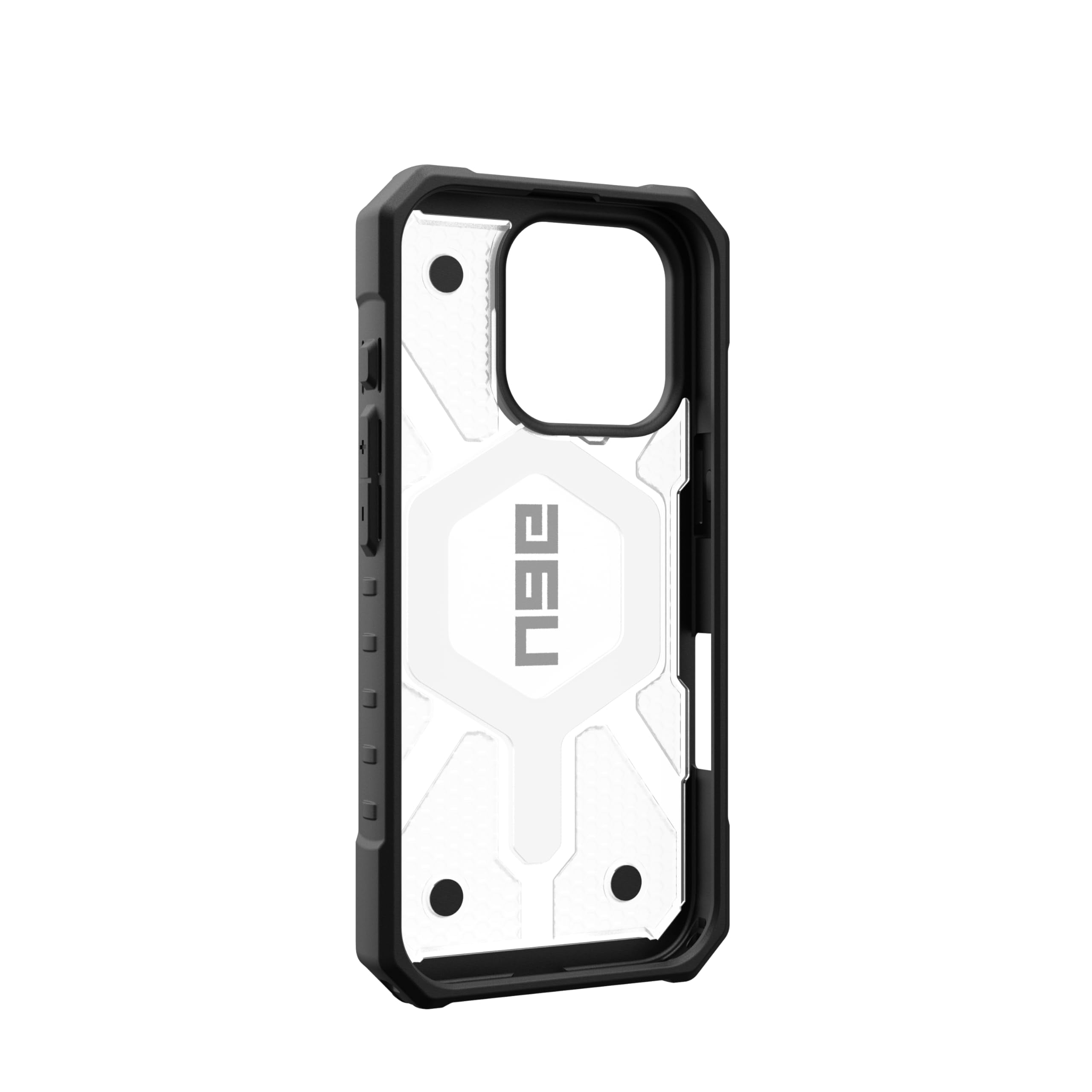 UAG iPhone 16 Pro Case 6.3" Pathfinder Clear - Compatible with MagSafe Charging Rugged Shockproof Anti-Slip Military Grade Protective Cover, Ice