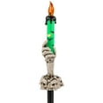 thumbnail image 6 of Northlight LED Lighted Skeleton Candle Halloween Decorations – 8.75' - Set of 6, 6 of 7