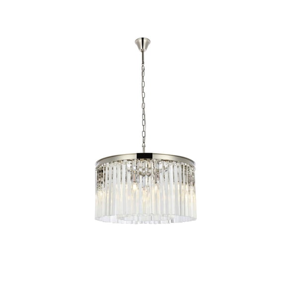 Elegant Lighting Sydney 26" 8 Light Royal Crystal Chandelier