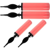 ORDDIART 4Pcs Set Balloon Pump Hand Push Air Pump Inflate Balloons For Kids Parties Picnics