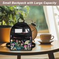 thumbnail image 5 of Eheartsgir Mushroom Star Garden Mini Backpack with Lightweight Multi-Purpose Mini Backpacks for Travel, Polyester Travel Shoulder Bag for Dating, 5 of 8