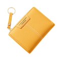 thumbnail image 3 of Monedero de Cuero para Mujer Cartera de Mano Pequeña Cartera de Embrague Cremallera Tarjetero - Amarillo Baoblaze monedero mini mujer, 3 of 8