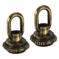 thumbnail image 1 of Unique Bargains 25kg Max Load 30x44mm M10 Thread Ring Shape Female Loop Eye Nut Bronze 2 Pack, 1 of 5