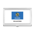 thumbnail image 1 of State Flag Contour Oklahoma Business Card Holder Case Pocket Box Wallet, 1 of 3