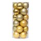 thumbnail image 1 of 24 bolas navideñas decorativas colgantes para regalo o fiesta Oro 3cm, 1 of 9