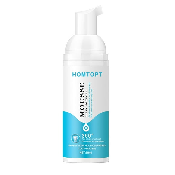 CEHVOM HOMTOPT New Tooth Cleaning Press Cleaning Teeth To Remove Yellow Teeth, Stains, Tooth Stain, Decay Prevention, Fresh Breath(60ml) Clearance