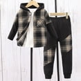 thumbnail image 2 of UAYOTSE Toddler Boys Long Sleeve Prints Tops and Pants Child Kids 2PCS Set Outfits Kids Fall Winter Clothese Sets,Sizes 3-4 Years, 2 of 7