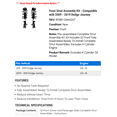 thumbnail image 2 of Front Strut Assembly Kit - Compatible with 2009 - 2019 Dodge Journey 2010 2011 2012 2013 2014 2015 2016 2017 2018, 2 of 2