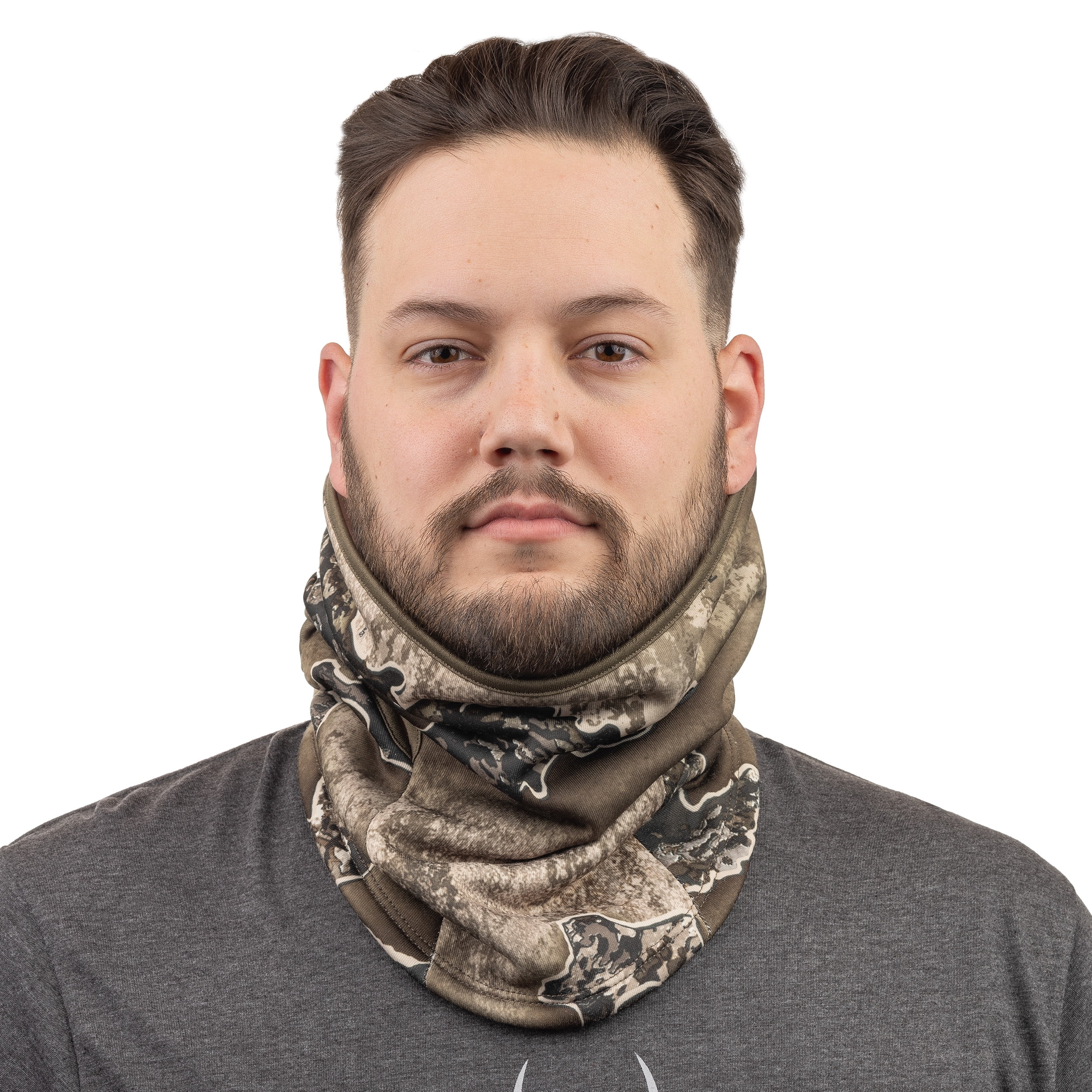 Huntworth Men's Renegade Midweight 4-in-1 Adjustable Balaclava – RealTree Excape® Camo