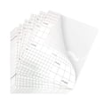 thumbnail image 1 of VHALE Hojas de contacto autoadhesivas transparentes brillantes para laminar, 7 x 8 pulgadas, de una sola cara para una fácil aplicación de papel, atrapasueños, manualidades para niños, 3,15 mil, paque, 1 of 6