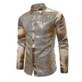 thumbnail image 2 of Camisa de hombre Camisa con botones de manga larga con lentejuelas, 2 of 4