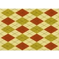 thumbnail image 1 of Ahgly Company Indoor Rectangle Patterned Chrome Gold Yellow Area Rugs, 8' x 10', 1 of 6