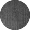 thumbnail image 1 of Ahgly Company Indoor Round Solid Gray Modern Area Rugs, 8' Round, 1 of 4