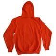 thumbnail image 2 of Been Poppin' Women's Graphic Print Orange Hoodie (Small), 2 of 4