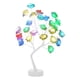 thumbnail image 1 of Luces LED, lámpara de escritorio, árbol de mesa con luz de rosas, 24 LED, árbol bonsái iluminado para escritorio, funciona con pilas, enchufe USB, lámpara de mesa con forma de árbol, lámpara de escrit, 1 of 1