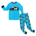 thumbnail image 6 of Gubotare Little Boys Pajamas 2 Pieces Long Set Cotton Sleepwear Kids Excavator Pjs Toddler Winter Clothes Jammies Size 2-7T Sky Blue,Size 7-8 Years, 6 of 6