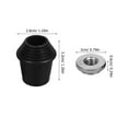 thumbnail image 2 of OUNONA 6Pcs Drum Damper Pads Rubber Bass Drum Leg Tips Threaded Design Shock Absorbing Black, 2 of 8