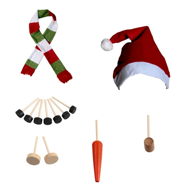 kjfeif Christmas Snowman Decorating Making Kit Outdoor Fun Christmas Winter Holiday Party Snowman DIY Making Kit Decoration Gift