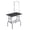 Black-Single arm, variant on VEVOR Pet Grooming Table Two Arms with Clamp, 46'' Dog Grooming Station, Foldable Pets Grooming Stand for Medium and Small Dogs, Free No Sit Haunch Holder with Grooming Loop, Bearing 330lbs