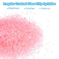 thumbnail image 3 of Uxcell Crushed Glass Glitters Colorful Irregular Glass Chips Chunky Stones Pink, 3 of 7