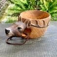 thumbnail image 4 of Kozart Water Scoop Spoon Multipurpose Wooden Scoop Spoon Animal Woodcarving Water Cup Hand Carved Camping Gear Coffee Cups Ladle Dipper Kitchen Utensil, 4 of 7