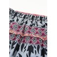 thumbnail image 4 of ABPHQTO Falda con gradas altas y bajas con estampado bohemio multicolor para mujer, 4 of 5