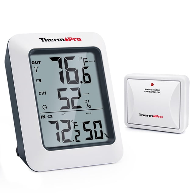 Higrómetro digital ThermoPro TP60 para interiores y exteriores