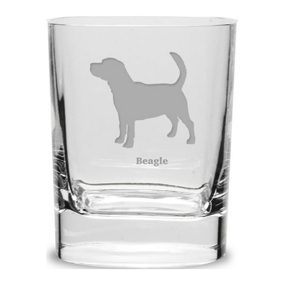 Beagle Luigi Bormioli 11.75 oz Square Round Double Old Fashion Glass