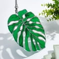 thumbnail image 4 of Monstera Suncatcher Stained Acrylic Leaf Summer Wall Window Hanging Exotic Jungle Tropical Decor Nature Plant Wall Art Green Leaf Ornaments for Birthday Gift Gardeners Plant Lovers, 4 of 7